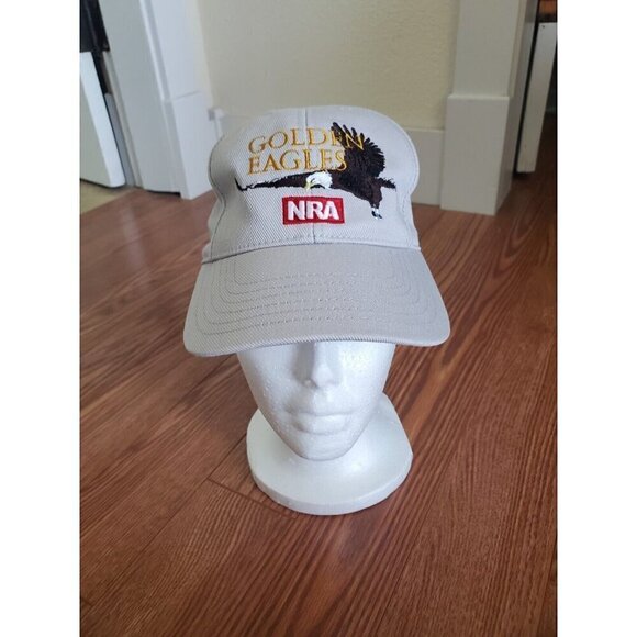 NRA Golden Eagles Embroidered Hats Mens Adjustable Strapback Baseball Caps (2) - Picture 10 of 16